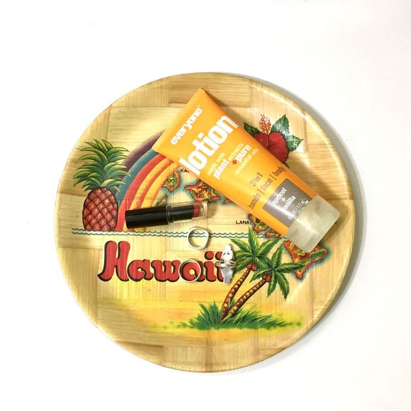 Vintage Other - Vintage HAWAII Bamboo Catchall Plate